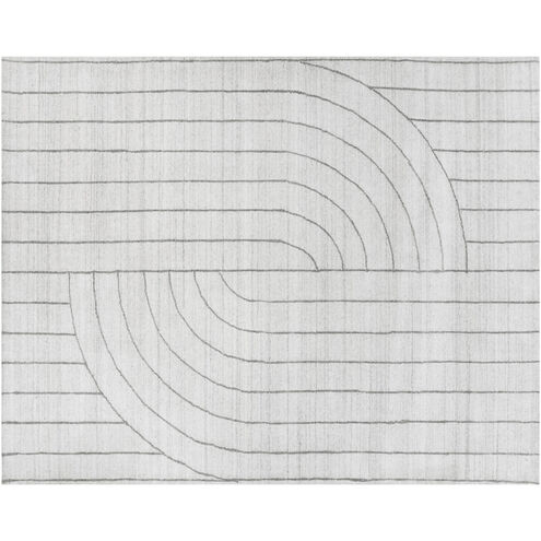 Fez 120 X 96 inch Ivory / Grey Indoor Hand-Loomed Rug, Hand-Loomed